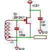 Hartley-OSCの回路図